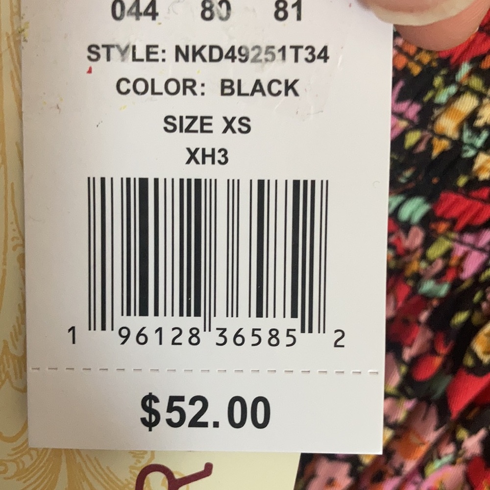 Rewind long floral print dress w criss cross in back boho XS XXL jr - Picture 15 of 17